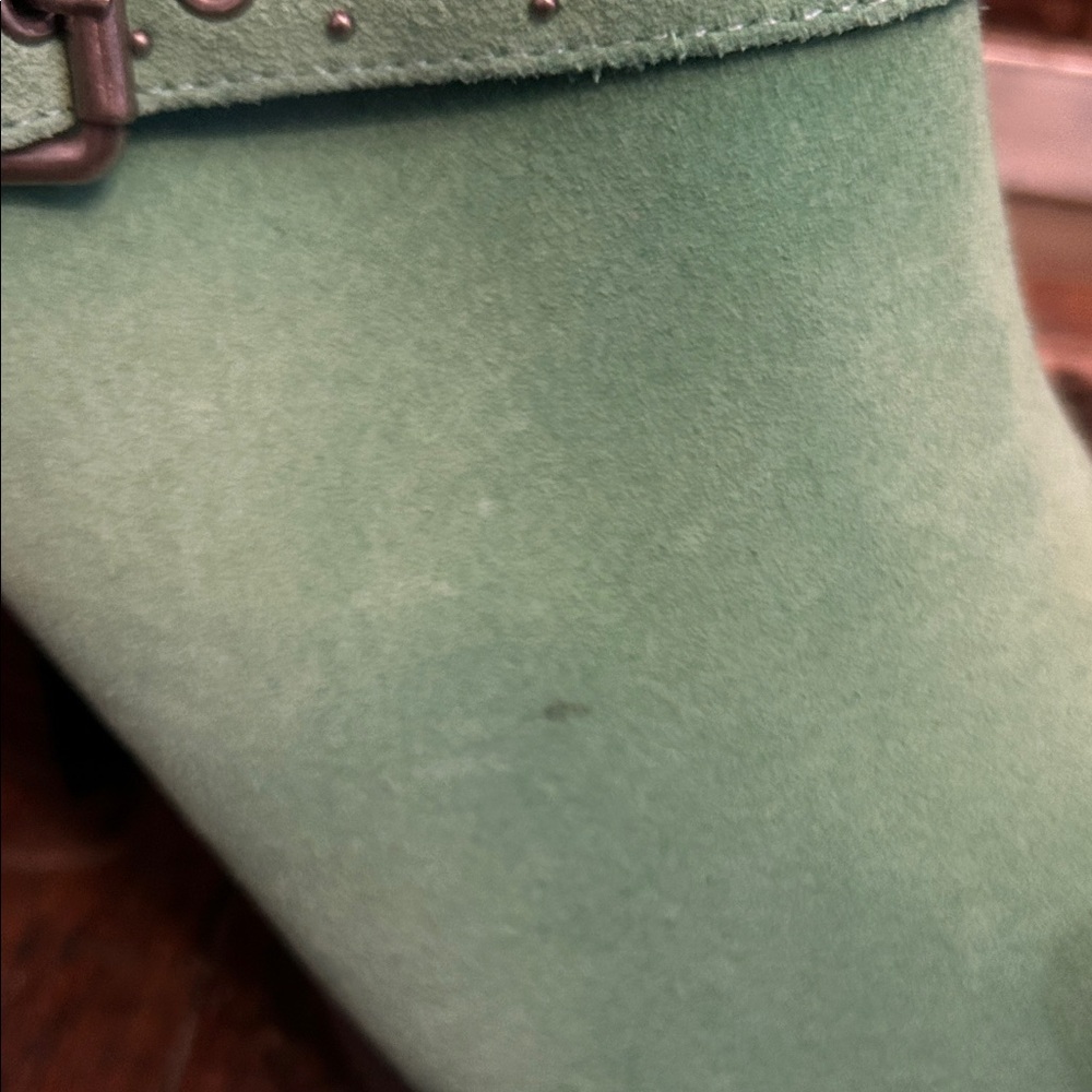 Naughty Monkey Elsa Leather Western Ankle Boots Size 9 - Picture 8 of 12
